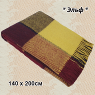 Плед 70% шерсть, "Эльф" 140 х 200см