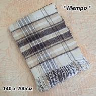 Плед 50% шерсть, "Метро" 140 х 200см