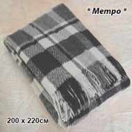 Плед 50% шерсть, "Метро" 200 х 220см