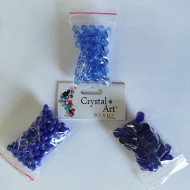 Бусины стекло Kristal Art (Индия) 3 уп х 50 грамм