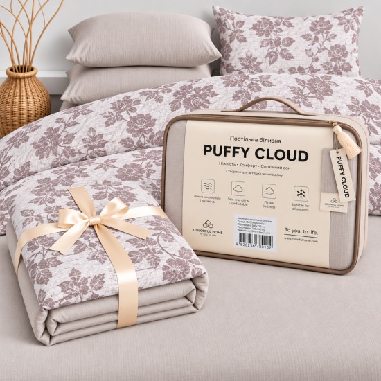 Комплект білизни з мусліну 11 "Puffy Cloud", розмір 1.5