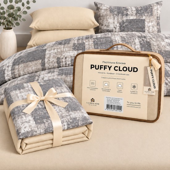 Комплект білизни з мусліну 13 "Puffy Cloud", розмір 1.5