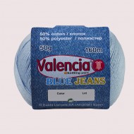 Джинсовая пряжа для вязания Valencia Blue Jeans 811