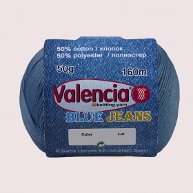 Джинсовая пряжа для вязания Valencia Blue Jeans 815