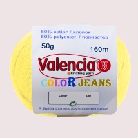 Пряжа с хлопком Valencia Color Jeans 421
