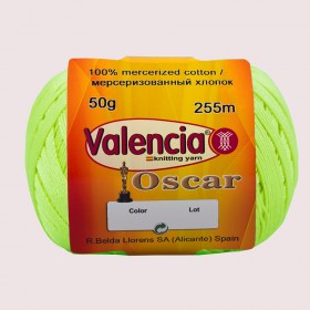 Пряжа из 100% мерсеризованного хлопка Oscar 751
