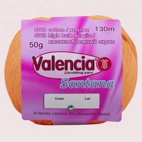 Демисезонная пряжа с хлопком Valencia Santana 441