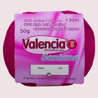 Демисезонная пряжа с хлопком Valencia Santana 641