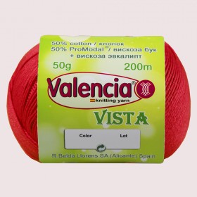 Мерсеризованный хлопок с вискозой Valencia Vista 661